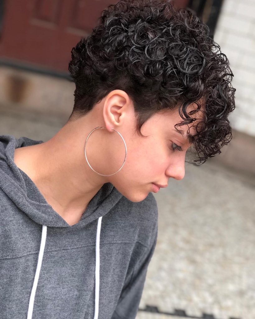 Curly Pixie Cut (Short Hair Trends for Women)