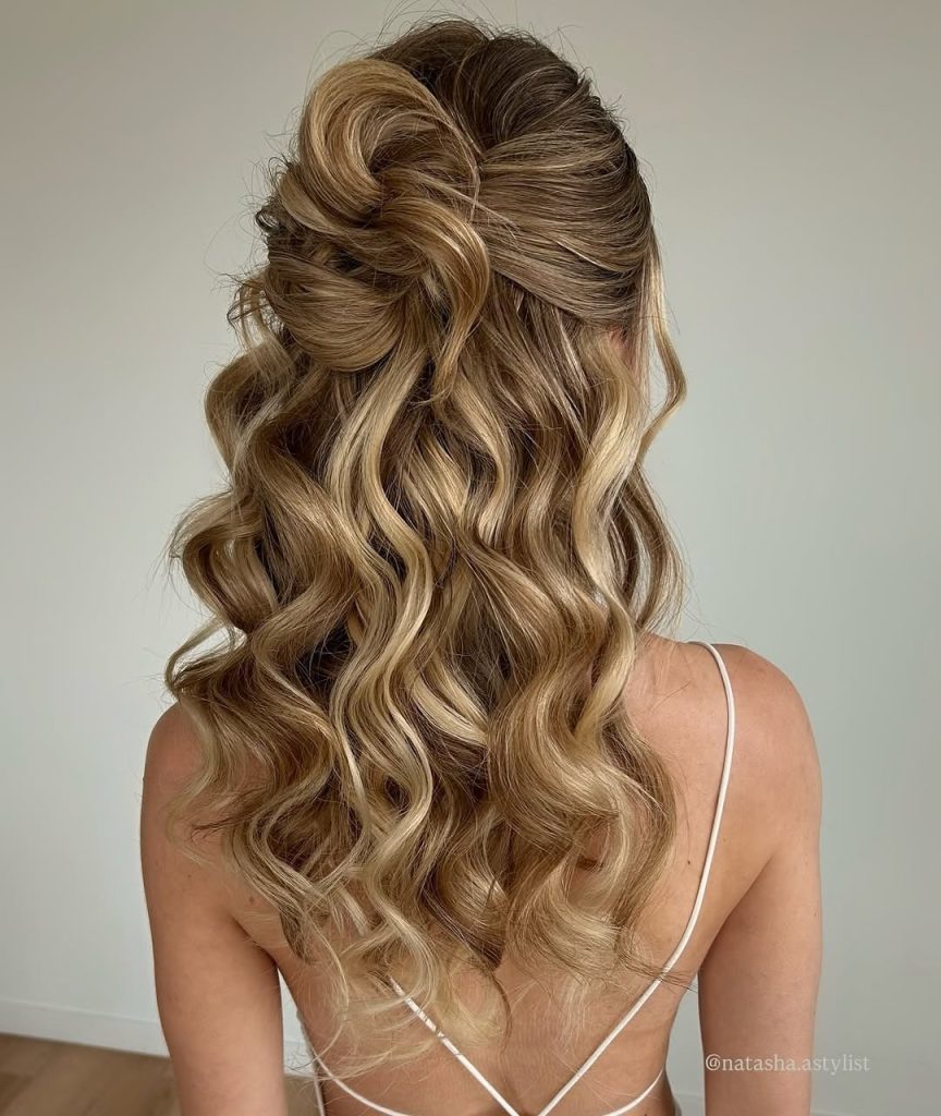 Half-Up Volume Boost (Thick hairstyles)