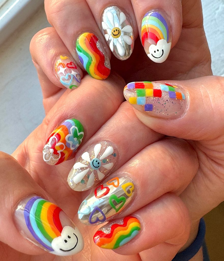 Rainbow Pastel Ombre