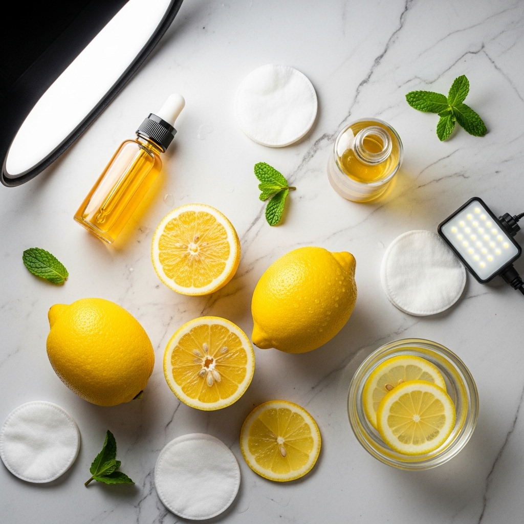 Lemon Fresh Collection" (clean, clinical freshness)